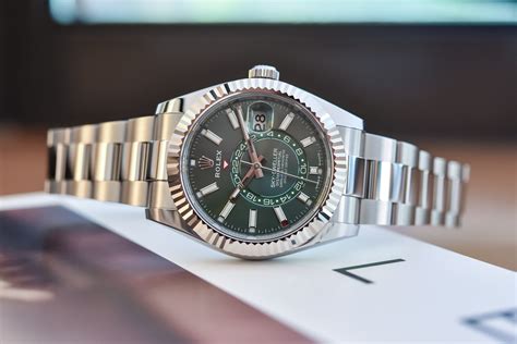 Rolex Sky-Dweller green dial